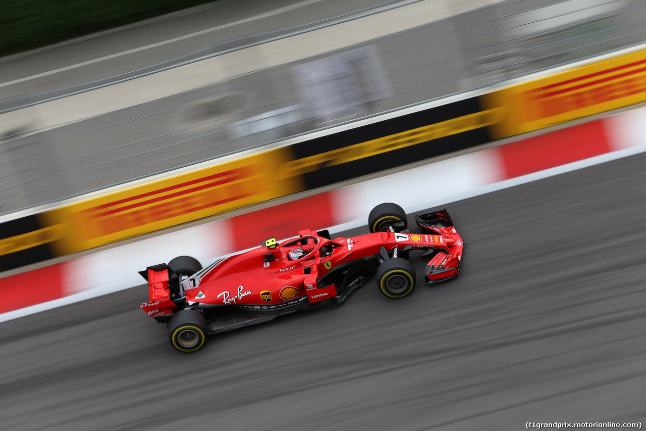 GP RUSSIA, 28.09.2018 - Prove Libere 2, Kimi Raikkonen (FIN) Ferrari SF71H