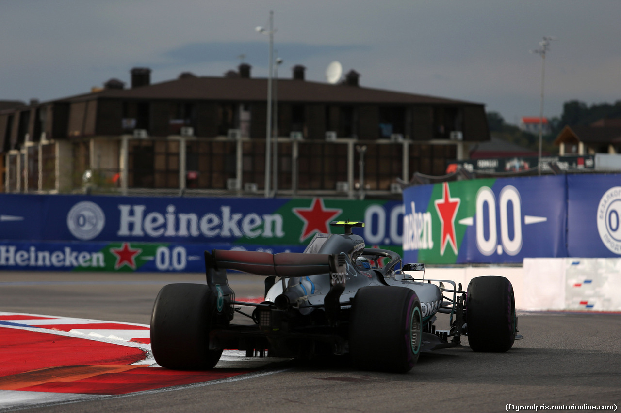 GP RUSSIA, 28.09.2018 - Prove Libere 2, Valtteri Bottas (FIN) Mercedes AMG F1 W09