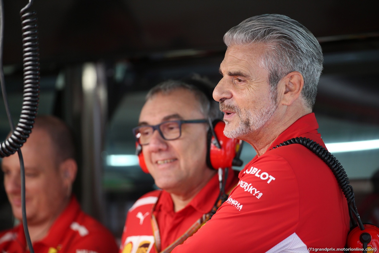 GP RUSSIA, 28.09.2018 - Prove Libere 2, Maurizio Arrivabene (ITA) Ferrari Team Principal