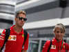 GP RUSSIA, 28.09.2018 - Sebastian Vettel (GER) Ferrari SF71H e Britta Roeske (AUT) Ferrari Press Officer