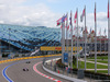 GP RUSSIA, 28.09.2018 - Free Practice 1, Esteban Ocon (FRA) Racing Point Force India F1 VJM11 e Valtteri Bottas (FIN) Mercedes AMG F1 W09