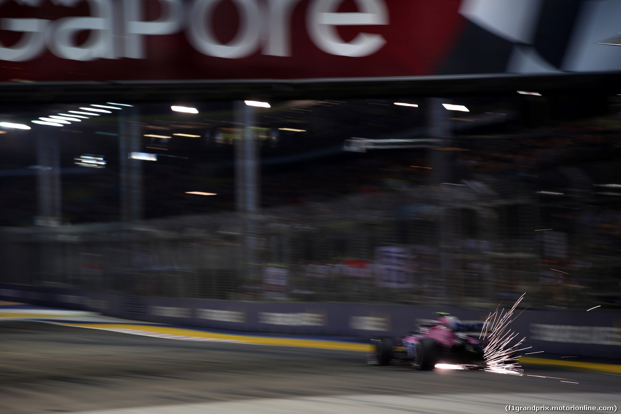 GP SINGAPORE, 15.09.2018 - Qualifiche, Esteban Ocon (FRA) Racing Point Force India F1 VJM11