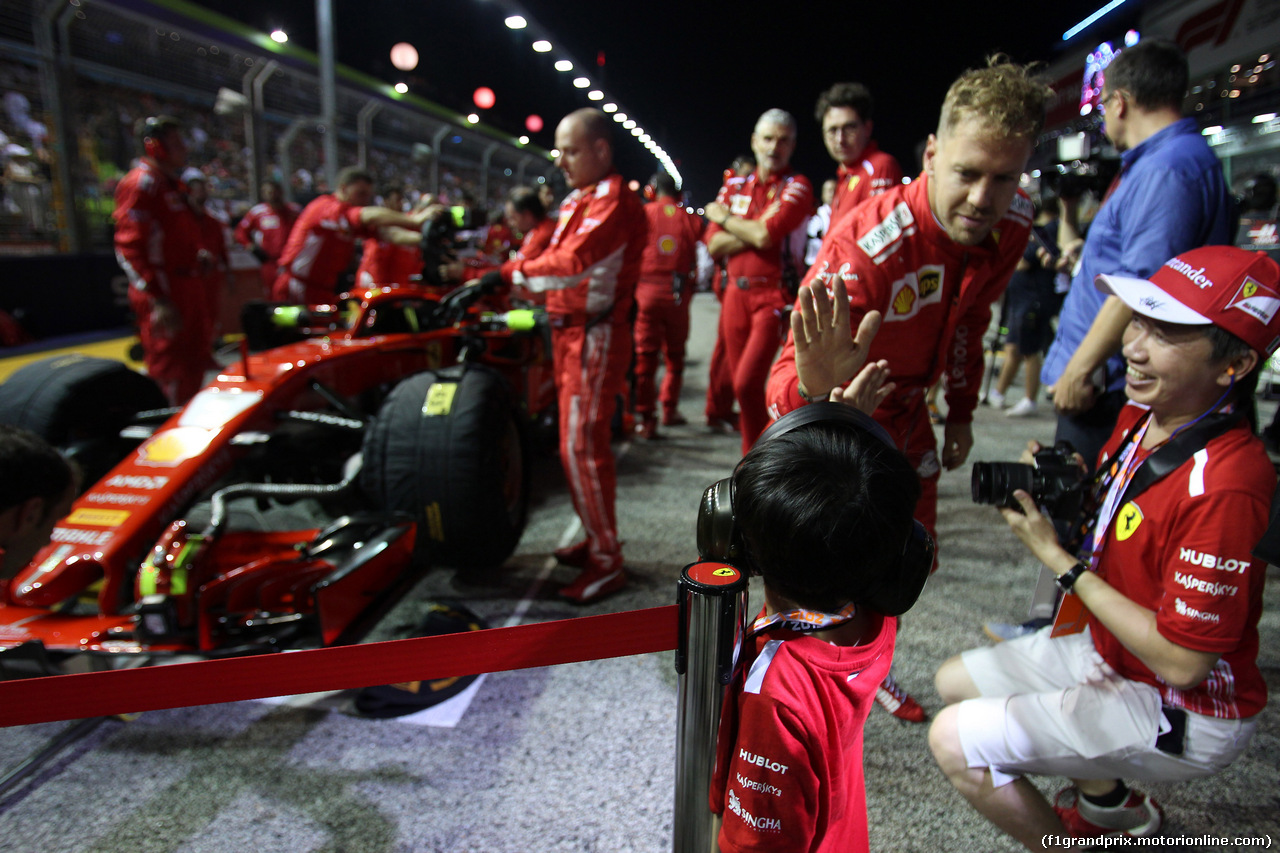 GP SINGAPORE, 16.09.2018 - Gara, Sebastian Vettel (GER) Ferrari SF71H