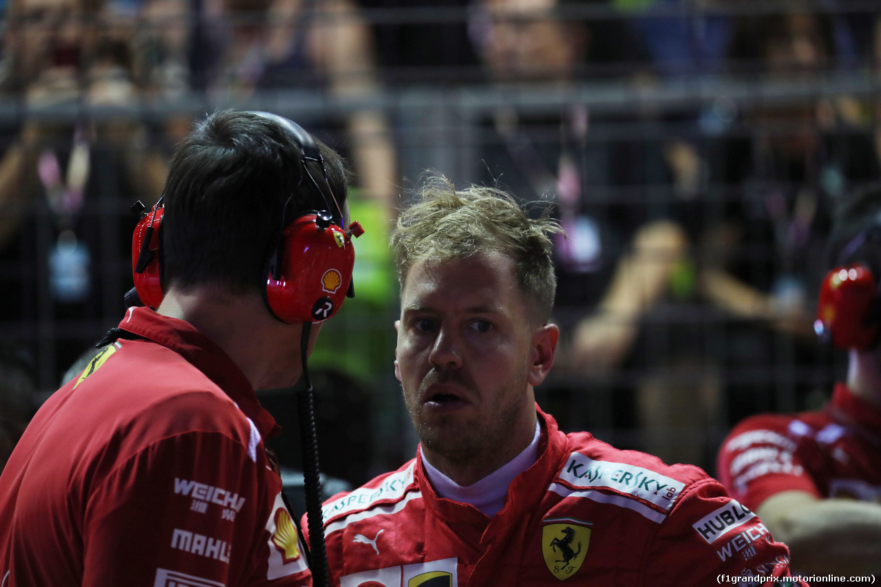 GP SINGAPORE, 16.09.2018 - Gara, Sebastian Vettel (GER) Ferrari SF71H