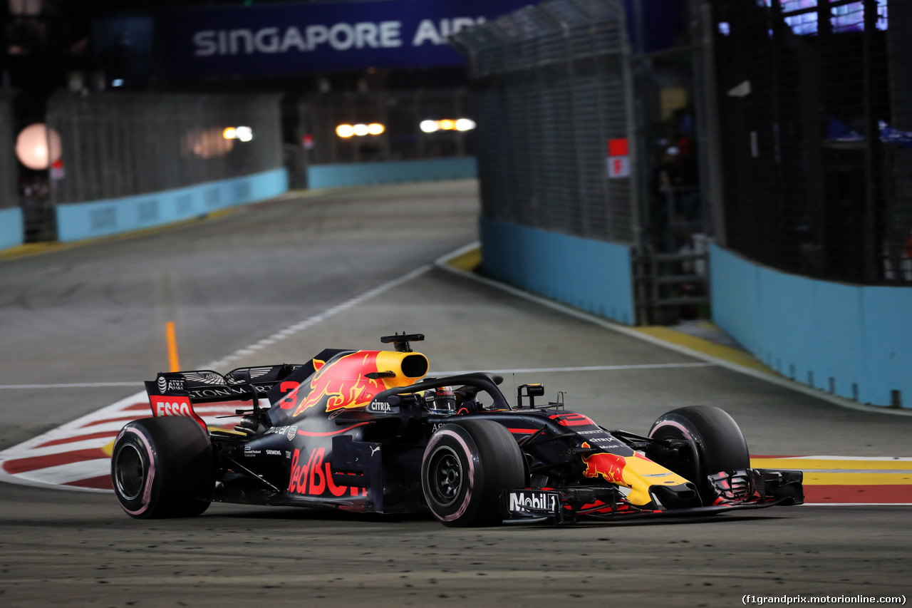GP SINGAPORE, 16.09.2018 - Gara, Daniel Ricciardo (AUS) Red Bull Racing RB14