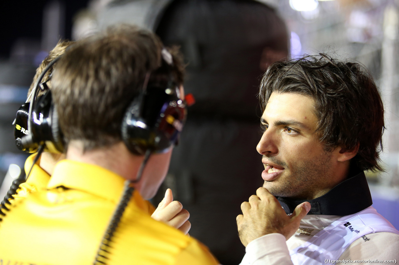 GP SINGAPORE, 16.09.2018 - Gara, Carlos Sainz Jr (ESP) Renault Sport F1 Team RS18