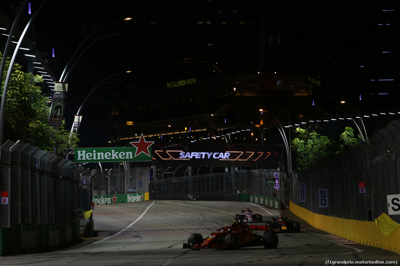 GP SINGAPORE, 16.09.2018 - Gara, Kimi Raikkonen (FIN) Ferrari SF71H
