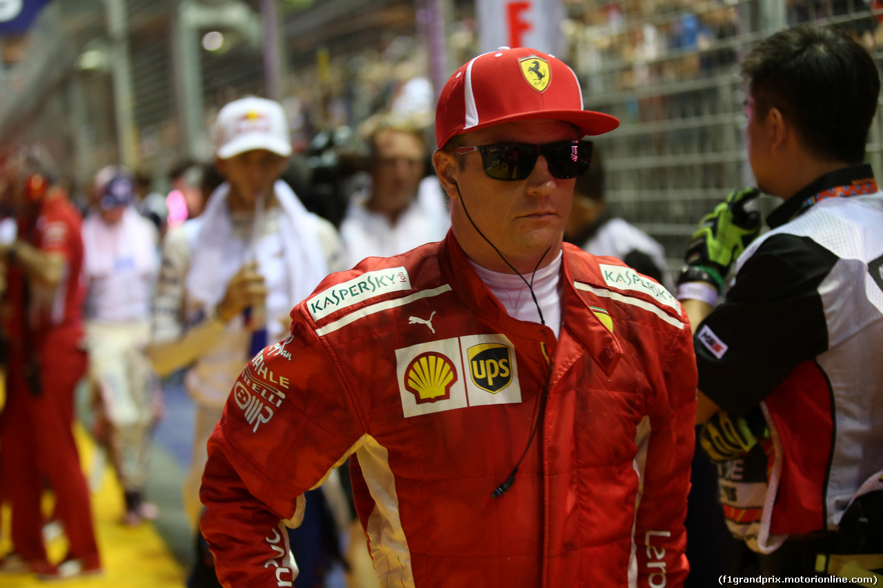 GP SINGAPORE, 16.09.2018 - Gara, Kimi Raikkonen (FIN) Ferrari SF71H