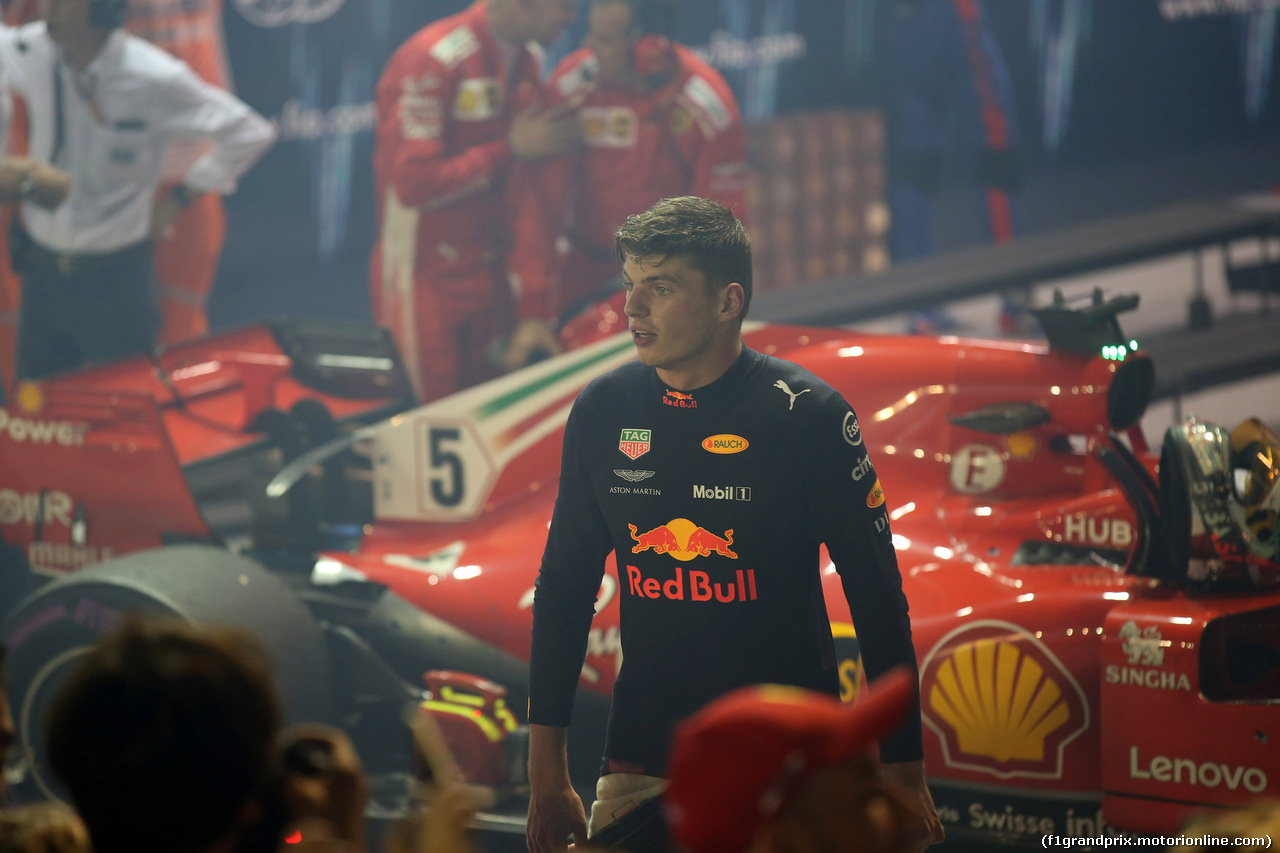 GP SINGAPORE, 16.09.2018 - Gara, 2nd place Max Verstappen (NED) Red Bull Racing RB14