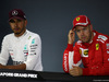 GP SINGAPORE, 15.09.2018 - Qualifiche, Conferenza Stampa, Lewis Hamilton (GBR) Mercedes AMG F1 W09 e Sebastian Vettel (GER) Ferrari SF71H
