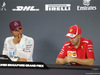 GP SINGAPORE, 16.09.2018 - Gara, Conferenza Stampa, Lewis Hamilton (GBR) Mercedes AMG F1 W09 e Sebastian Vettel (GER) Ferrari SF71H