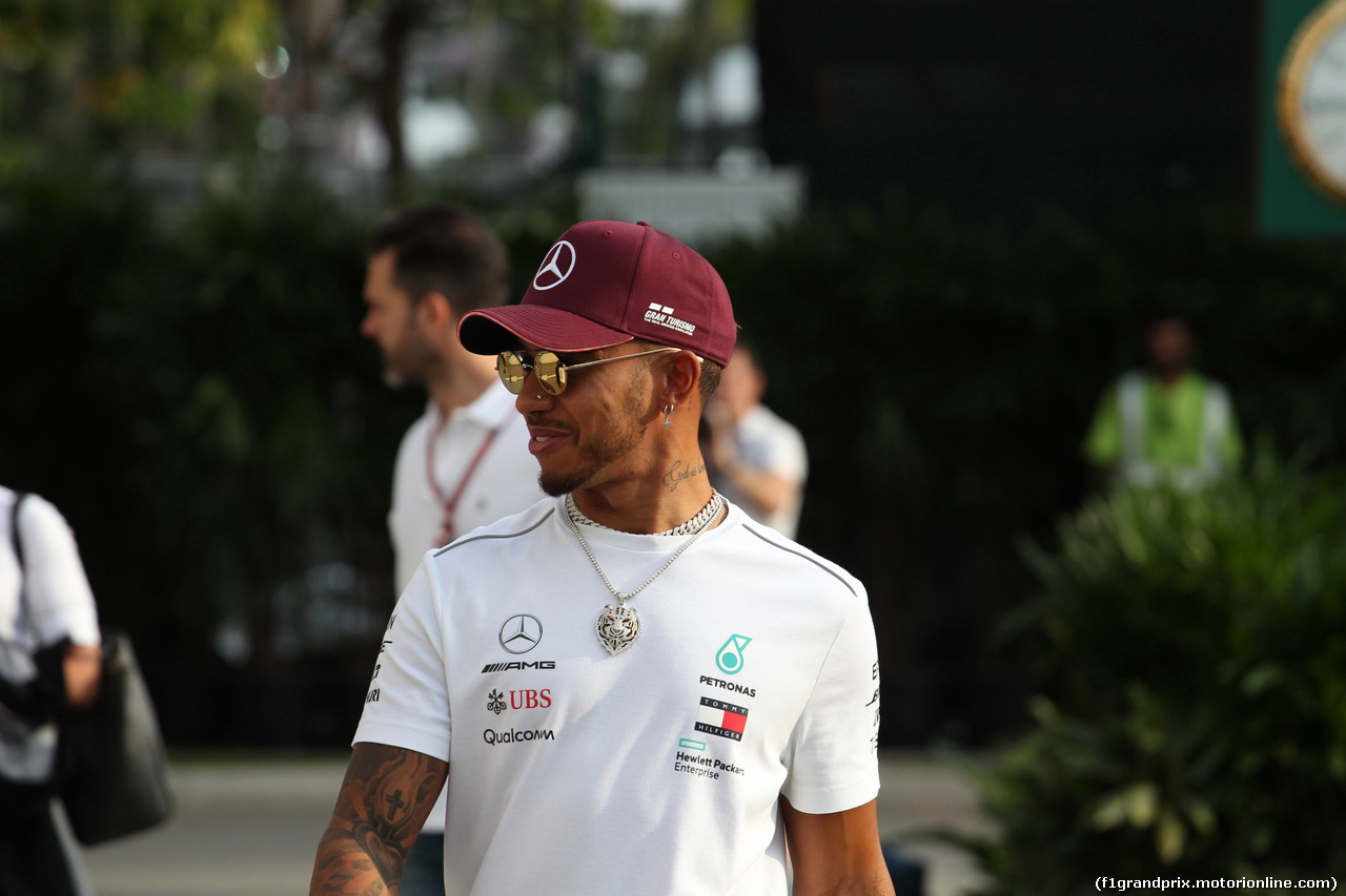 GP SINGAPORE, 13.09.2018 - Lewis Hamilton (GBR) Mercedes AMG F1 W09