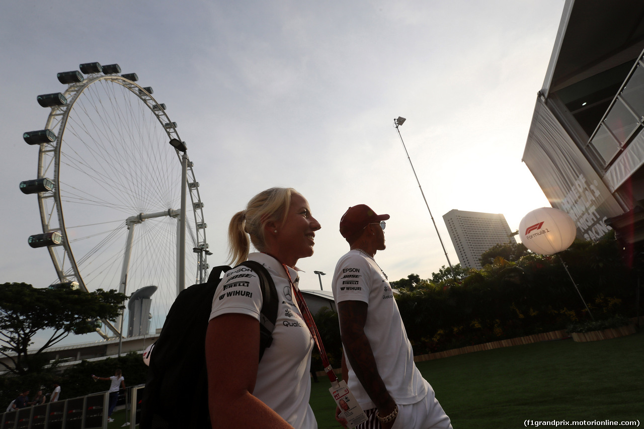 GP SINGAPORE, 13.09.2018 - Lewis Hamilton (GBR) Mercedes AMG F1 W09