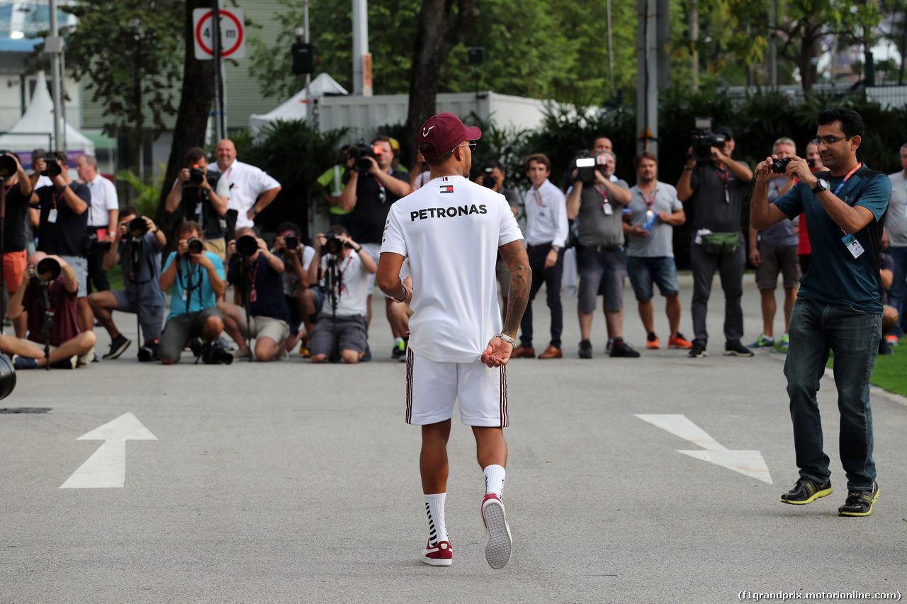 GP SINGAPORE, 13.09.2018 - Lewis Hamilton (GBR) Mercedes AMG F1 W09