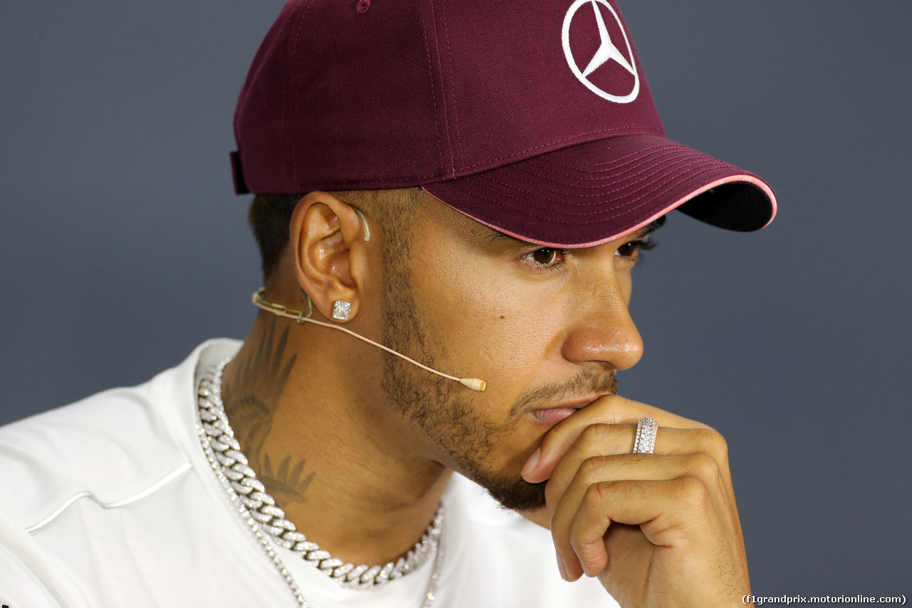 GP SINGAPORE, 13.09.2018 - Conferenza Stampa, Lewis Hamilton (GBR) Mercedes AMG F1 W09