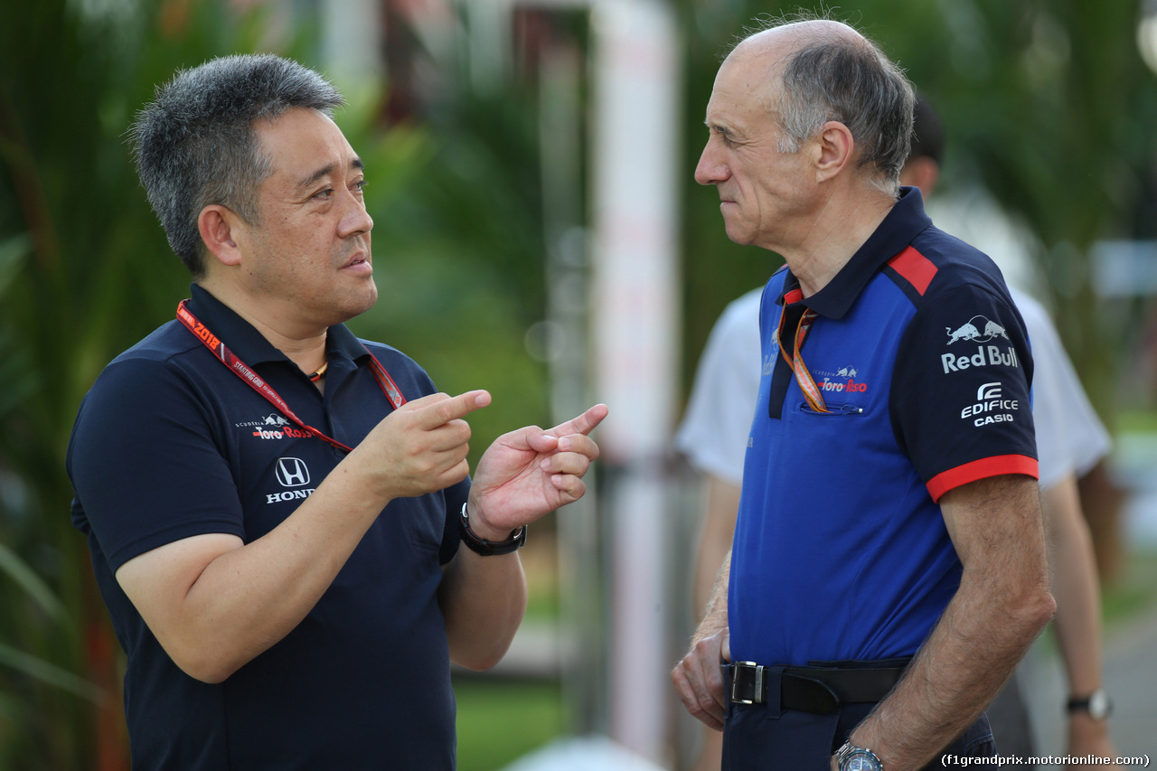GP SINGAPORE, 13.09.2018 - Franz Tost, Scuderia Toro Rosso, Team Principal