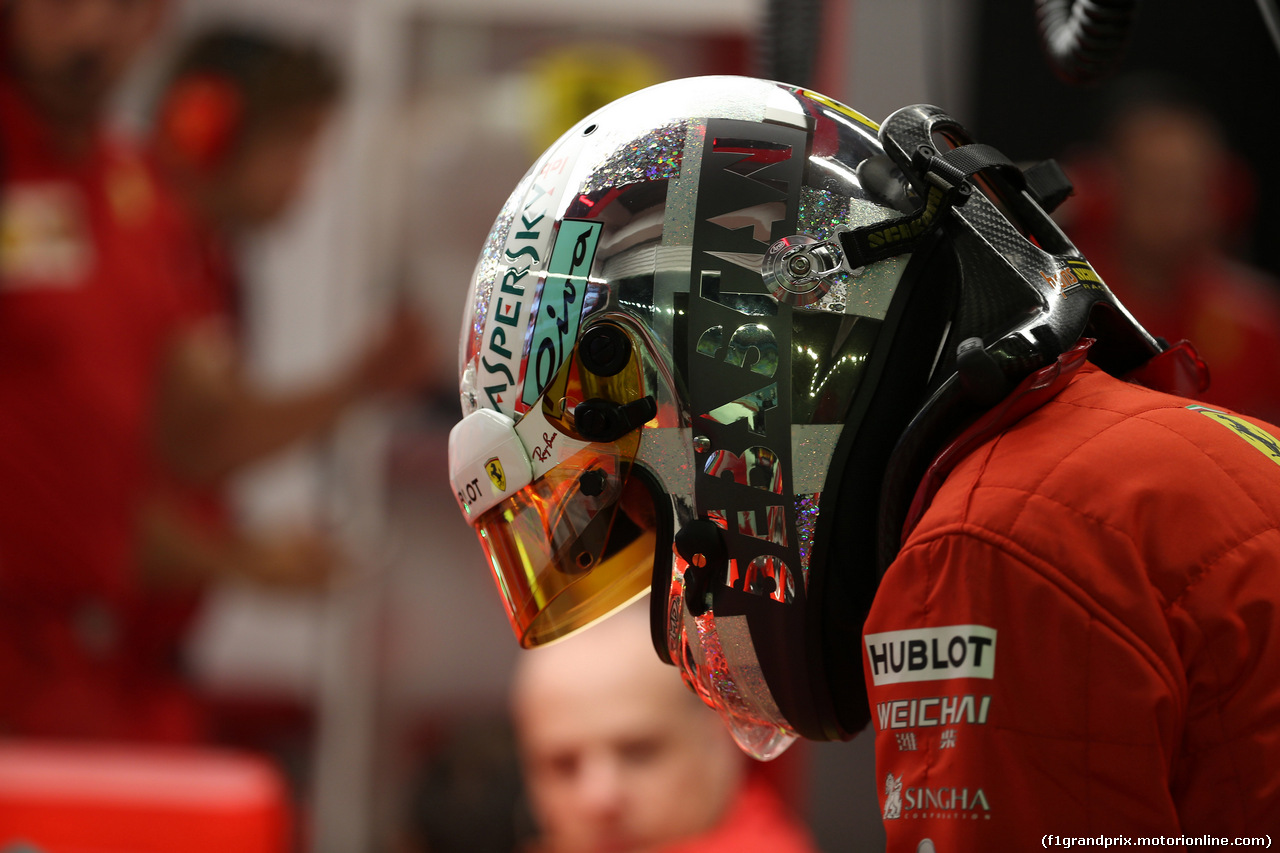 GP SINGAPORE, 14.09.2018 - Prove Libere 2, Sebastian Vettel (GER) Ferrari SF71H