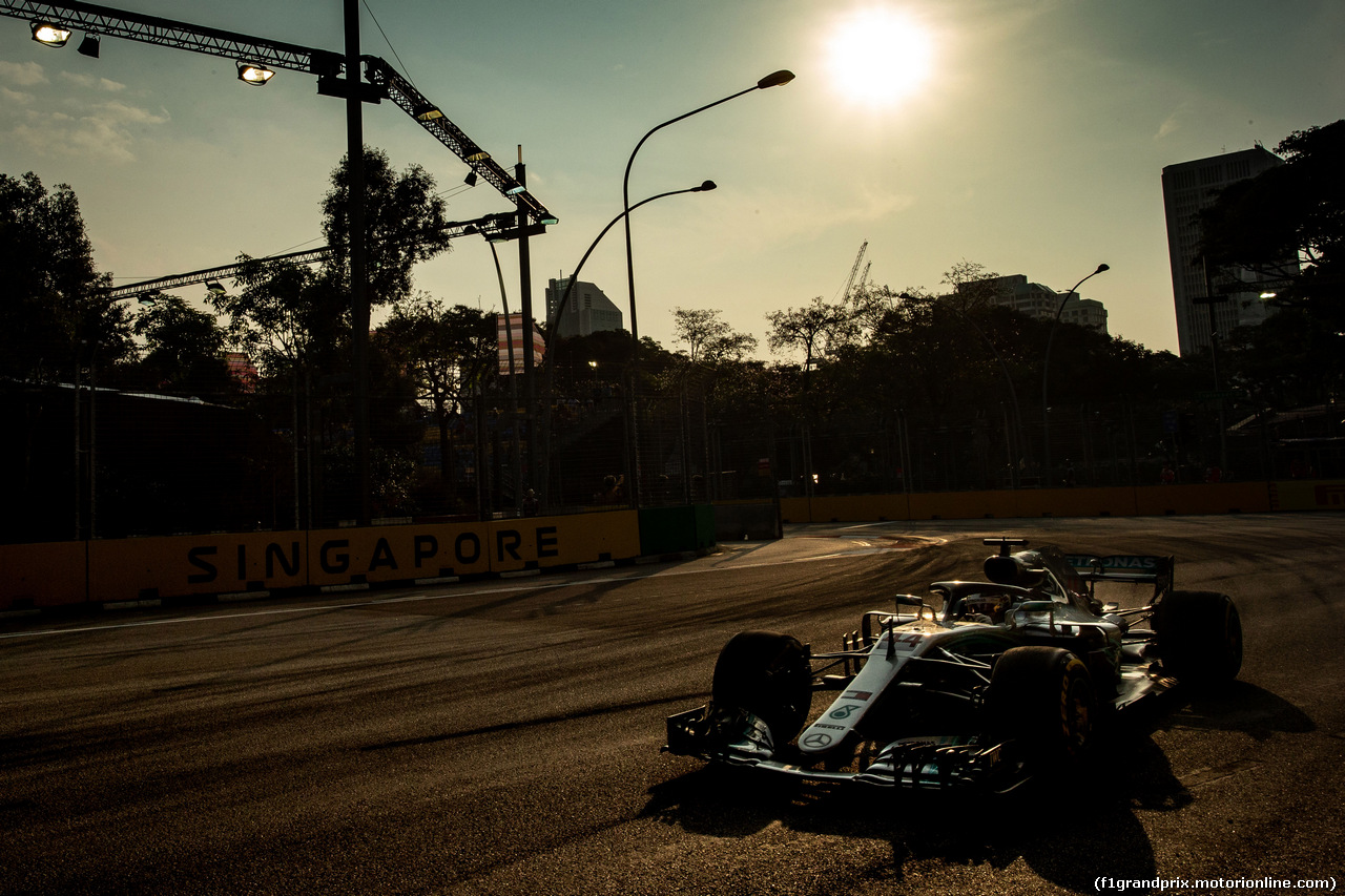 GP SINGAPORE, Lewis Hamilton (GBR) Mercedes AMG F1 W09.
14.09.2018.