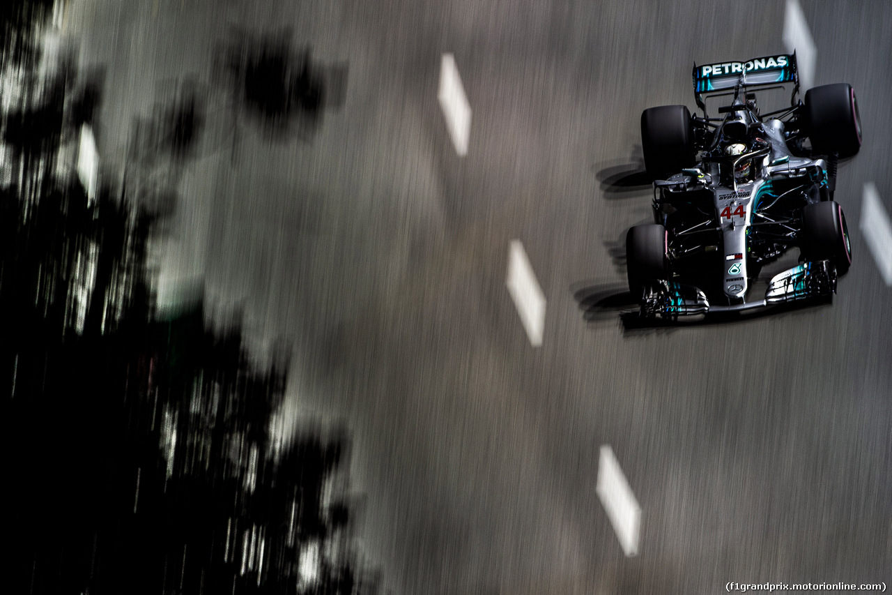 GP SINGAPORE, Lewis Hamilton (GBR) Mercedes AMG F1 W09.
14.09.2018.