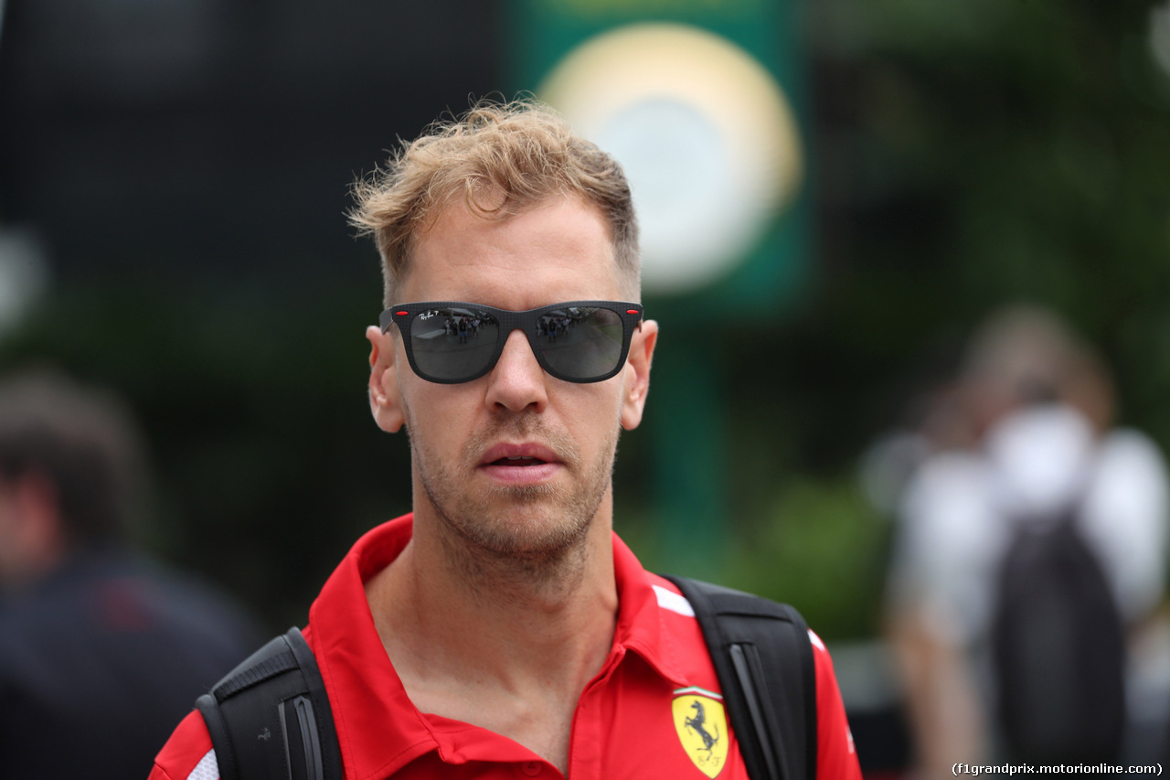 GP SINGAPORE, 15.09.2018 - Sebastian Vettel (GER) Ferrari SF71H