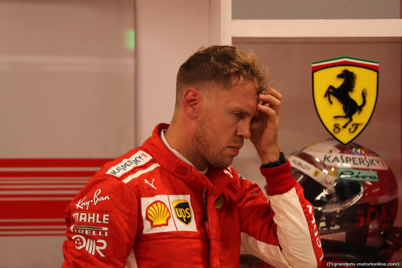 GP SINGAPORE, 15.09.2018 - Prove Libere 3, Sebastian Vettel (GER) Ferrari SF71H