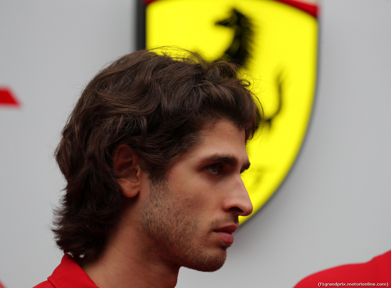 GP SINGAPORE, 15.09.2018 - Prove Libere 3, Antonio Giovinazzi (ITA) Test Driver Ferrari SF71H