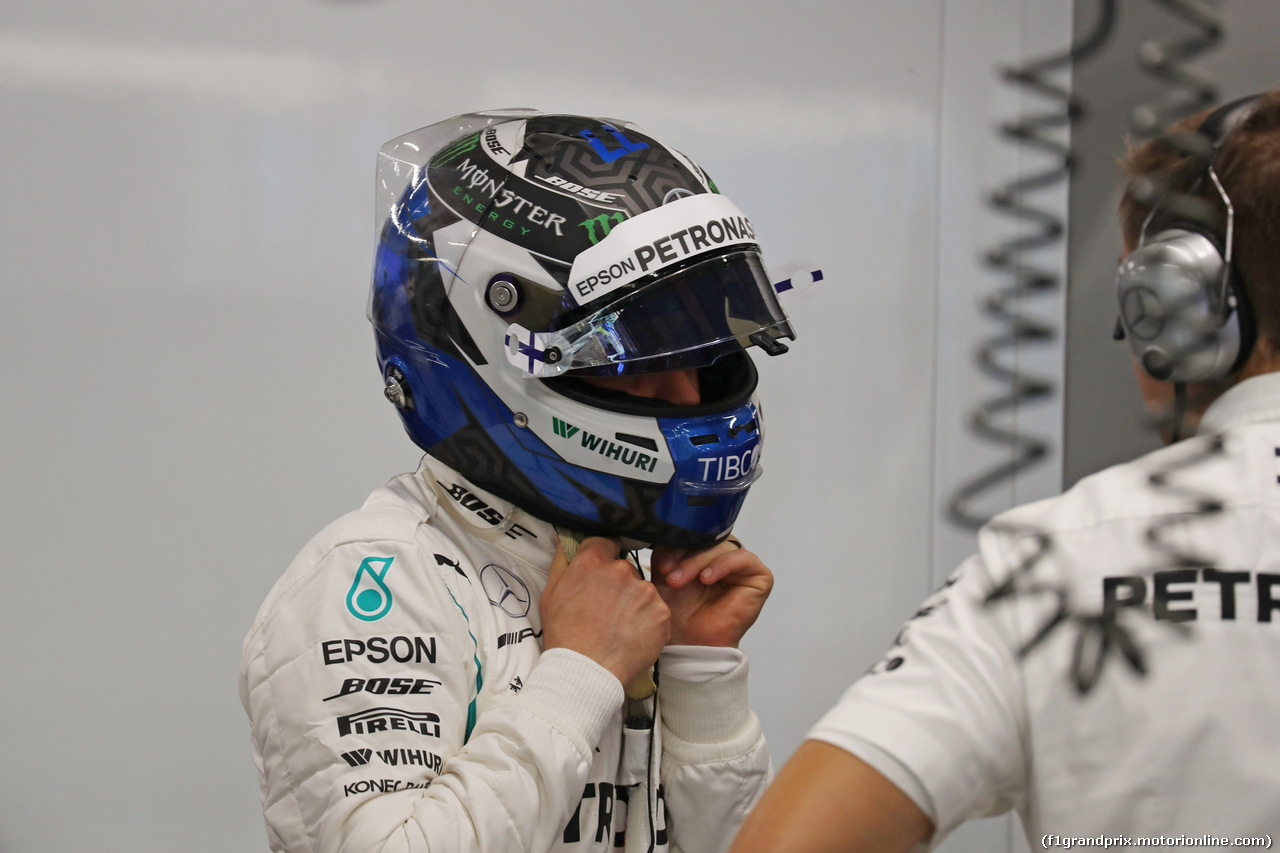 GP SINGAPORE, 15.09.2018 - Prove Libere 3, Valtteri Bottas (FIN) Mercedes AMG F1 W09