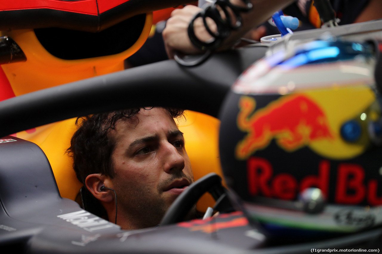 GP SINGAPORE, 15.09.2018 - Prove Libere 3, Daniel Ricciardo (AUS) Red Bull Racing RB14