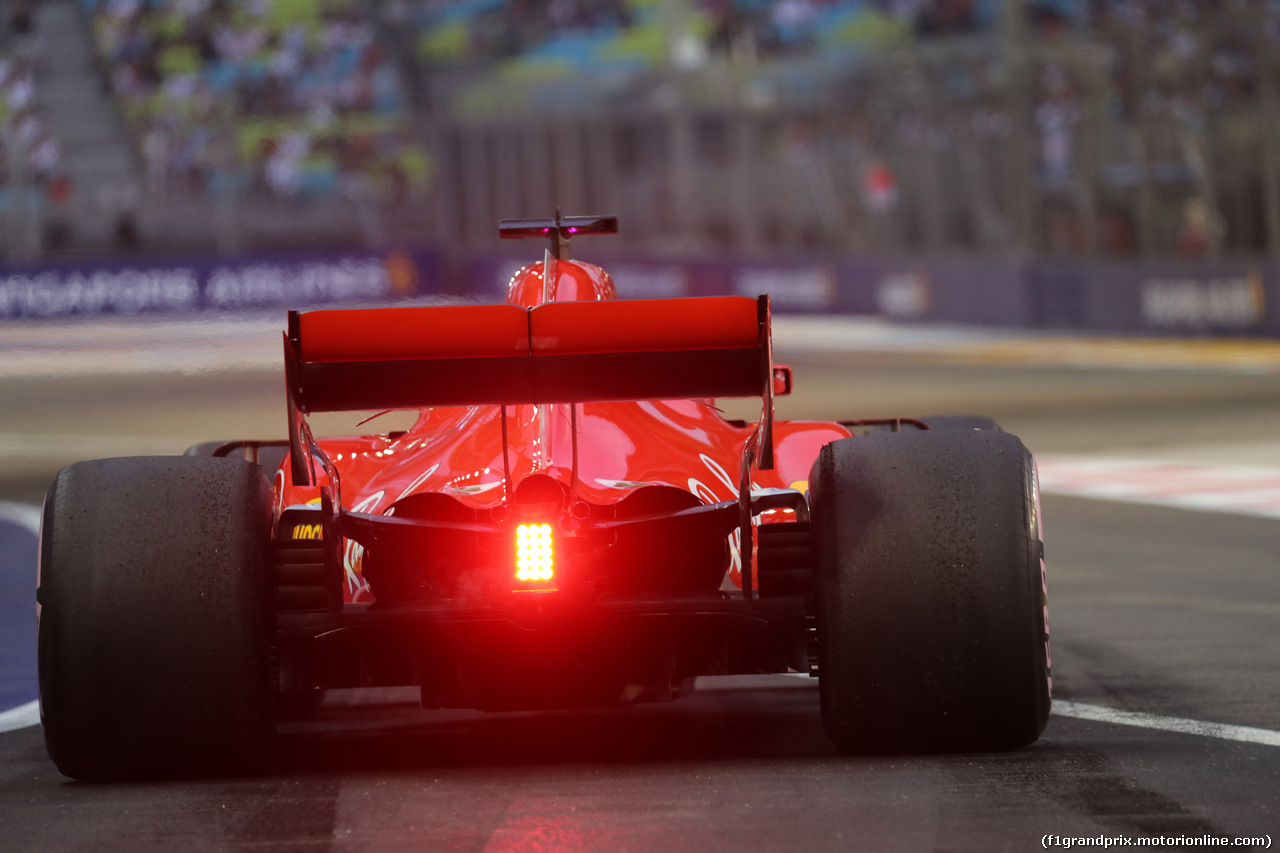 GP SINGAPORE, 15.09.2018 - Prove Libere 3, Sebastian Vettel (GER) Ferrari SF71H