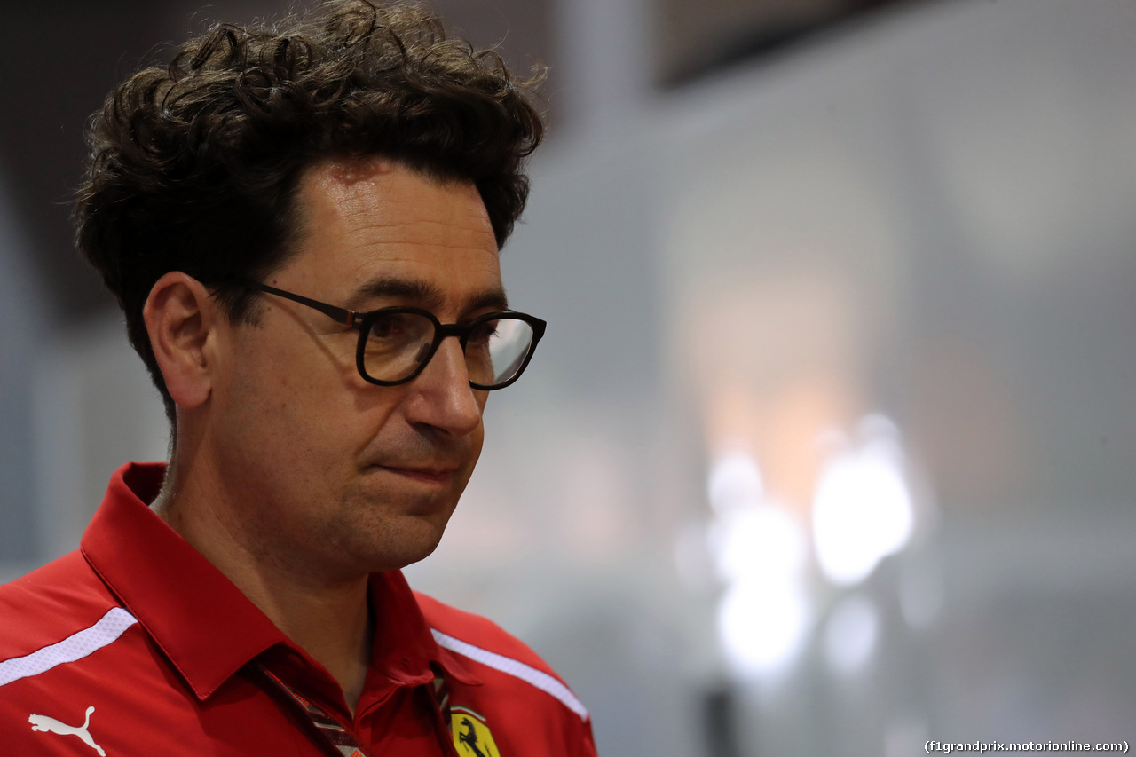 GP SINGAPORE, 15.09.2018 - Qualifiche, Mattia Binotto (ITA) Chief Technical Officer, Ferrari