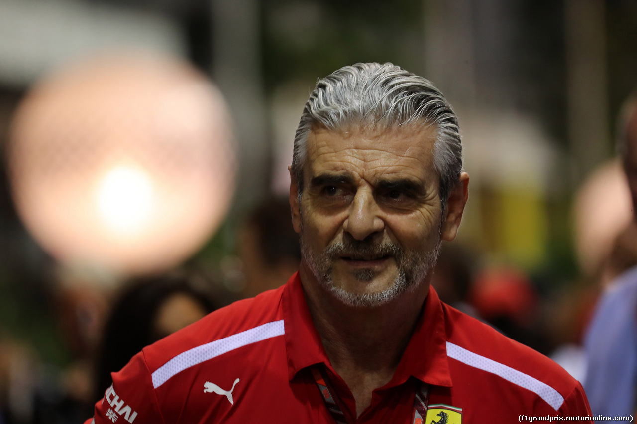 GP SINGAPORE, 15.09.2018 - Qualifiche, Maurizio Arrivabene (ITA) Ferrari Team Principal
