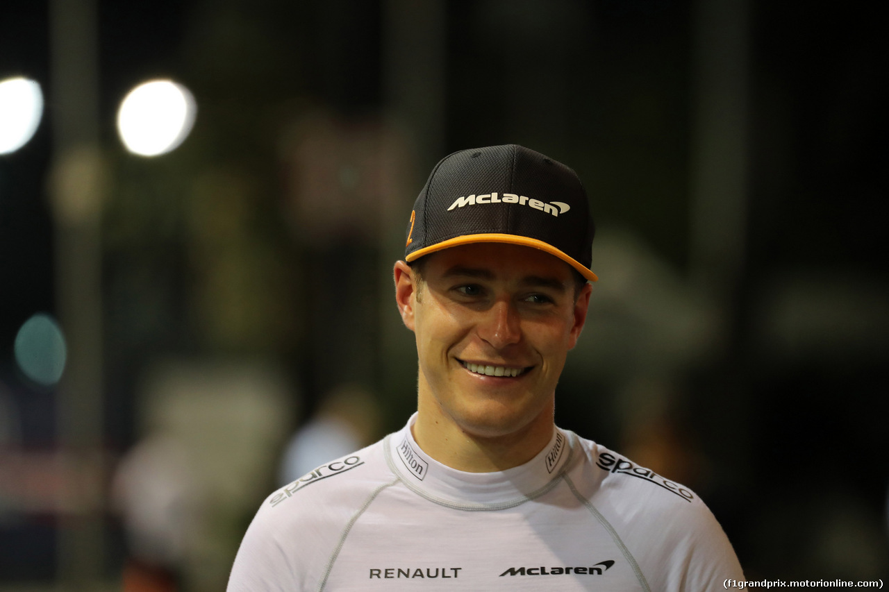 GP SINGAPORE, 15.09.2018 - Qualifiche, Stoffel Vandoorne (BEL) McLaren MCL33