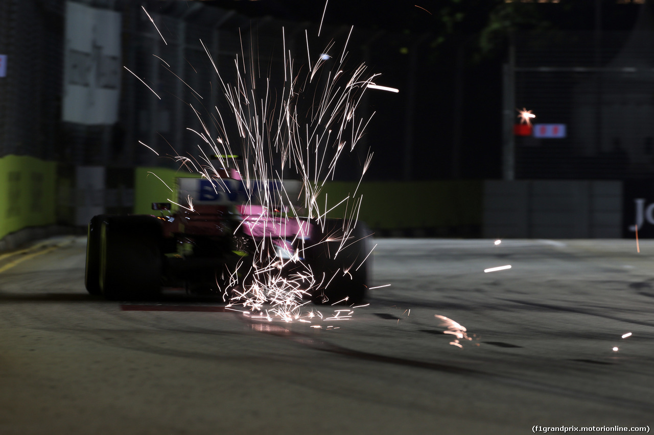 GP SINGAPORE, 15.09.2018 - Qualifiche, Esteban Ocon (FRA) Racing Point Force India F1 VJM11
