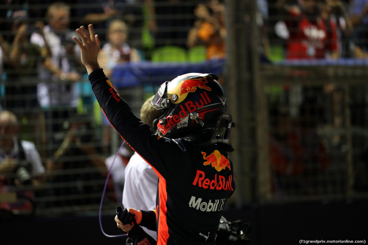 GP SINGAPORE, 15.09.2018 - Qualifiche, 2nd place Max Verstappen (NED) Red Bull Racing RB14