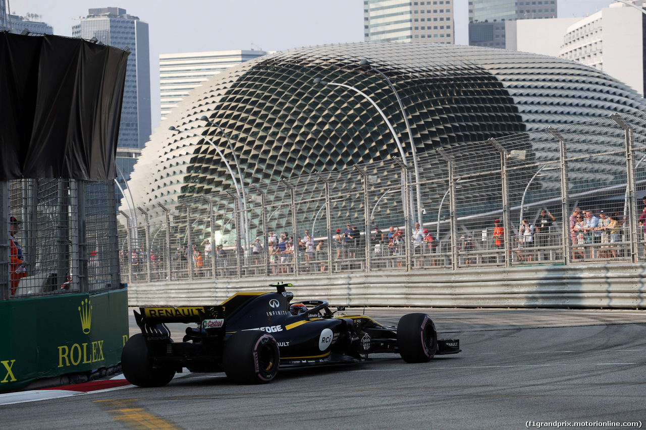 GP SINGAPORE, 14.09.2018 - Prove Libere 1, Carlos Sainz Jr (ESP) Renault Sport F1 Team RS18