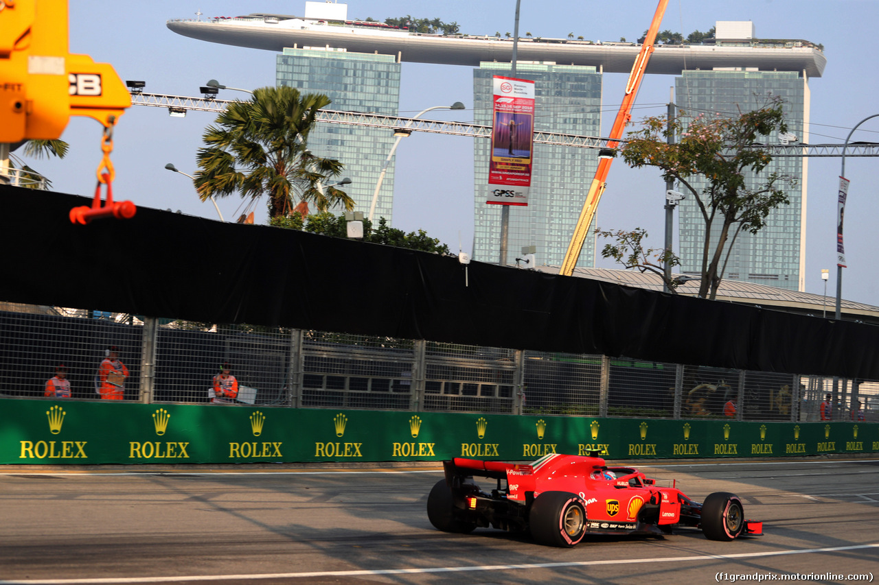 GP SINGAPORE, 14.09.2018 - Prove Libere 1, Kimi Raikkonen (FIN) Ferrari SF71H