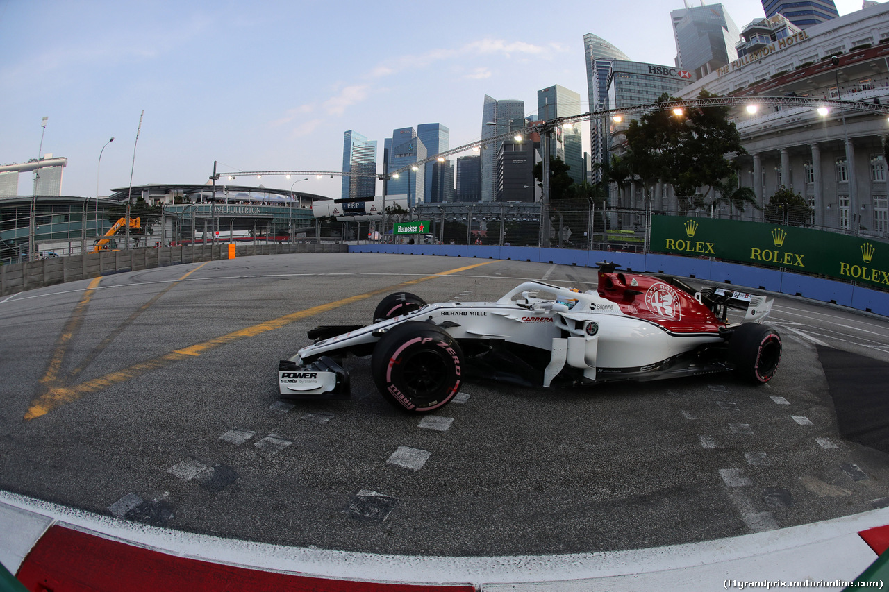 GP SINGAPORE, 14.09.2018 - Prove Libere 1, Marcus Ericsson (SUE) Sauber C37