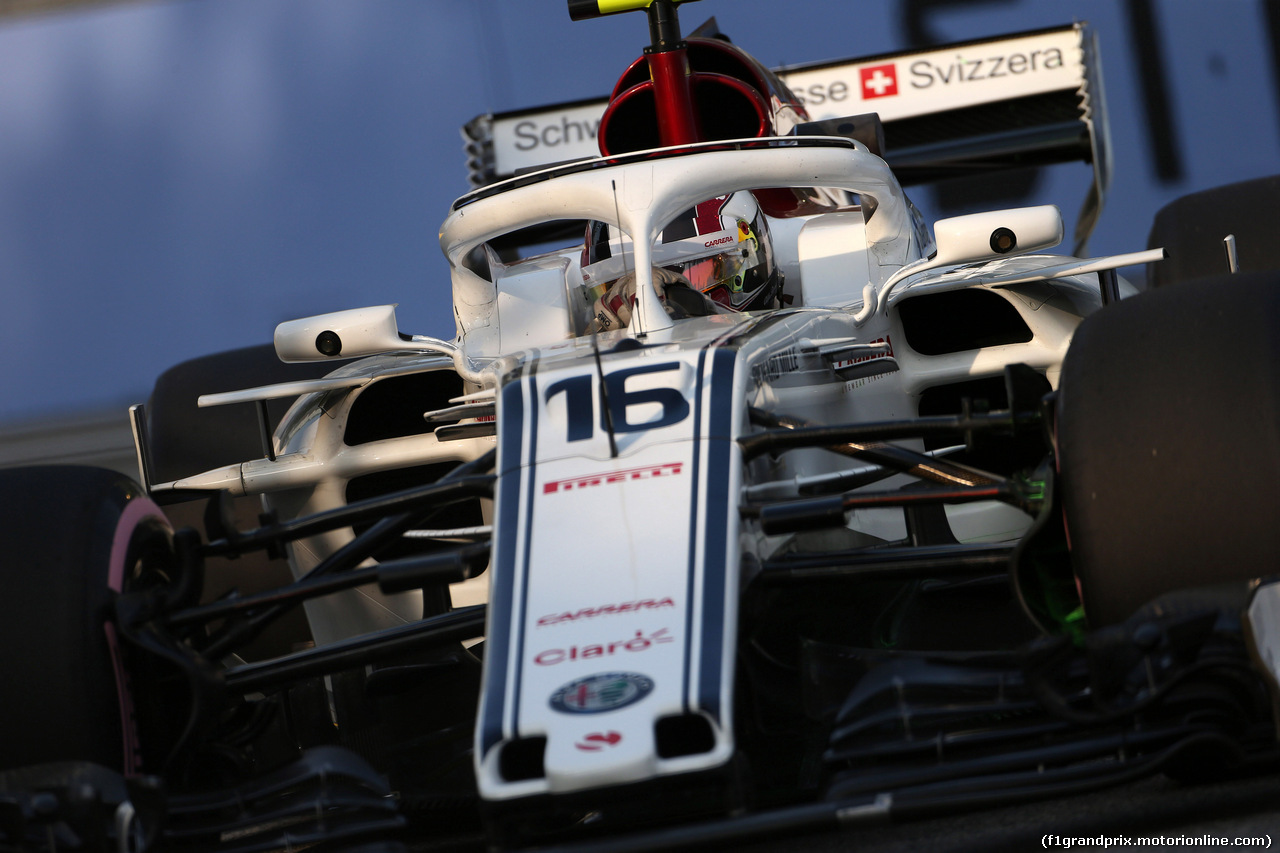GP SINGAPORE, 14.09.2018 - Prove Libere 1, Charles Leclerc (MON) Sauber C37