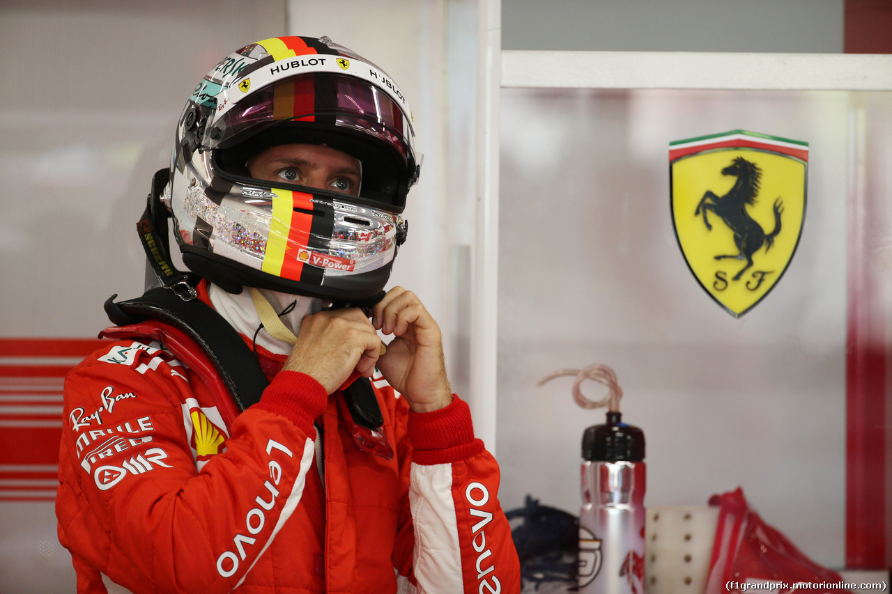 GP SINGAPORE, 14.09.2018 - Prove Libere 1, Sebastian Vettel (GER) Ferrari SF71H