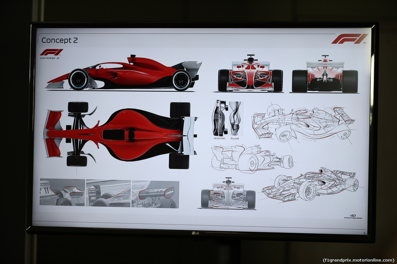 GP SINGAPORE, 14.09.2018 - Press meeting, 2021 Concept Cars