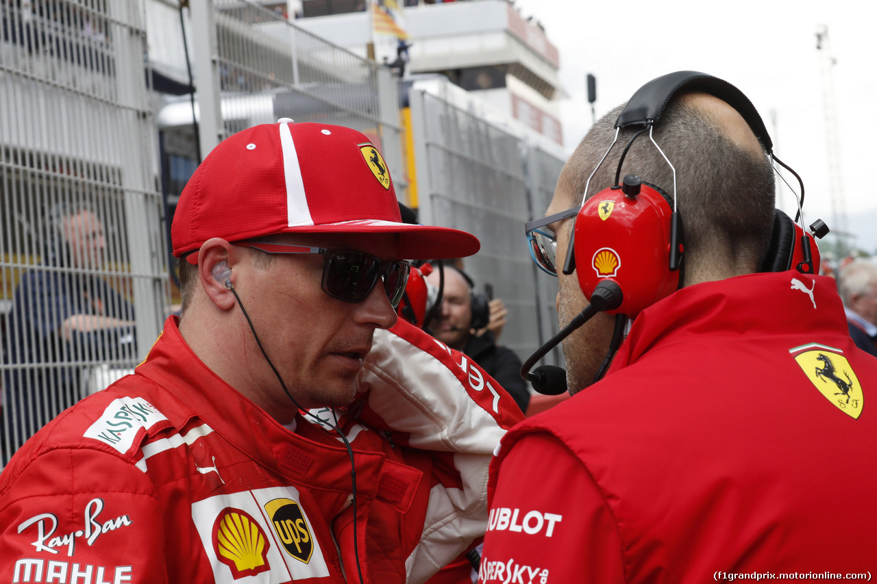 GP SPAGNA, 13.05.2018 - Gara, Kimi Raikkonen (FIN) Ferrari SF71H