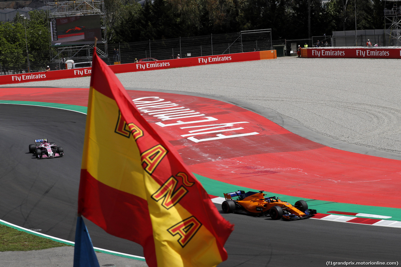 GP SPAGNA, 13.05.2018 - Gara, Fernando Alonso (ESP) McLaren MCL33