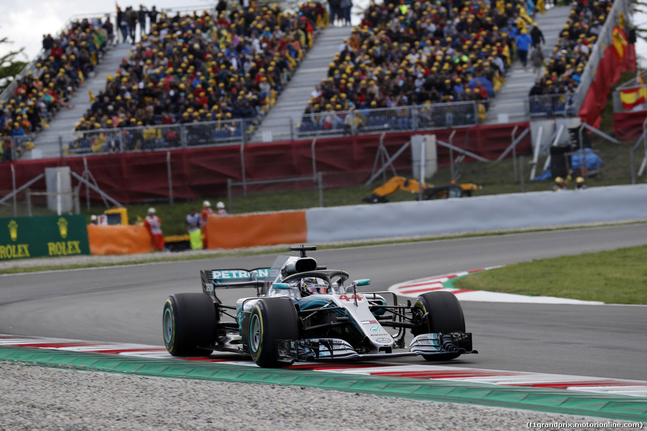 GP SPAGNA, 13.05.2018 - Gara, Lewis Hamilton (GBR) Mercedes AMG F1 W09