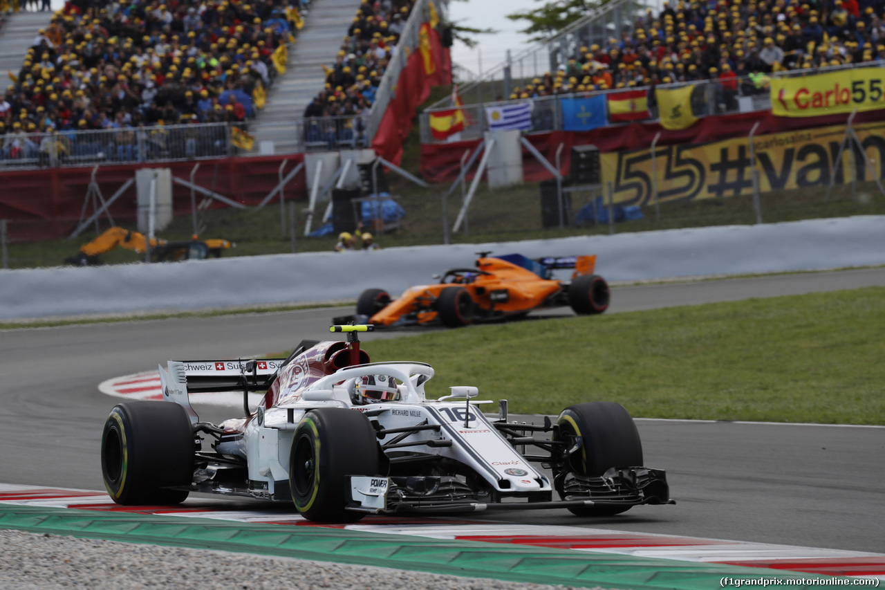 GP SPAGNA, 13.05.2018 - Gara, Charles Leclerc (MON) Sauber C37
