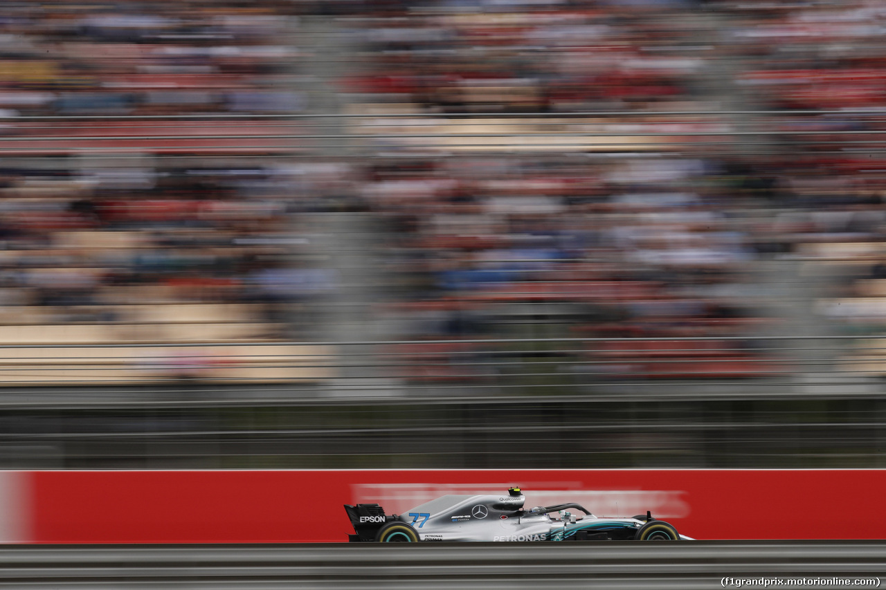 GP SPAGNA, 13.05.2018 - Gara, Valtteri Bottas (FIN) Mercedes AMG F1 W09