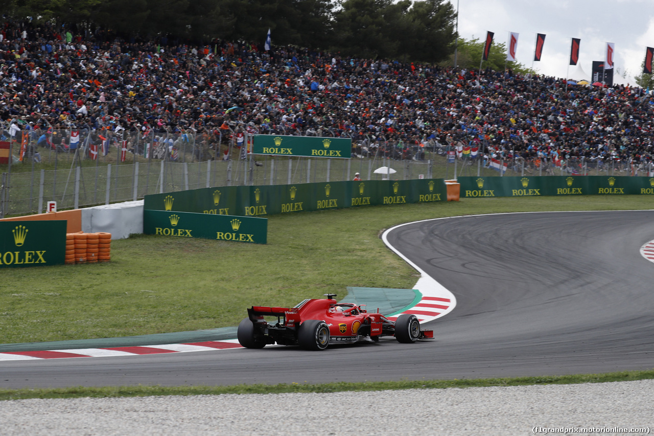GP SPAGNA, 13.05.2018 - Gara, Sebastian Vettel (GER) Ferrari SF71H