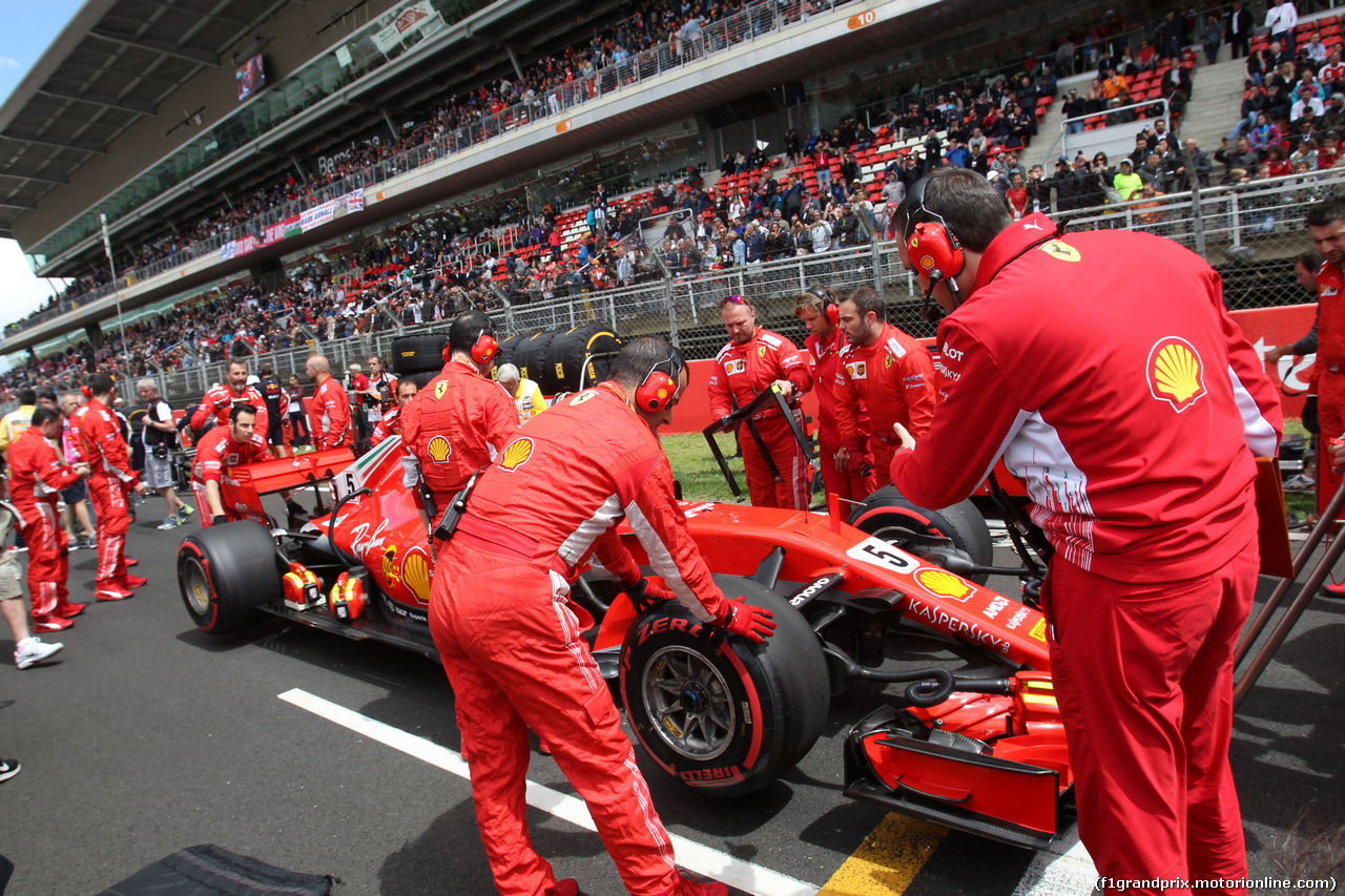 GP SPAGNA, 13.05.2018 - Gara, Sebastian Vettel (GER) Ferrari SF71H