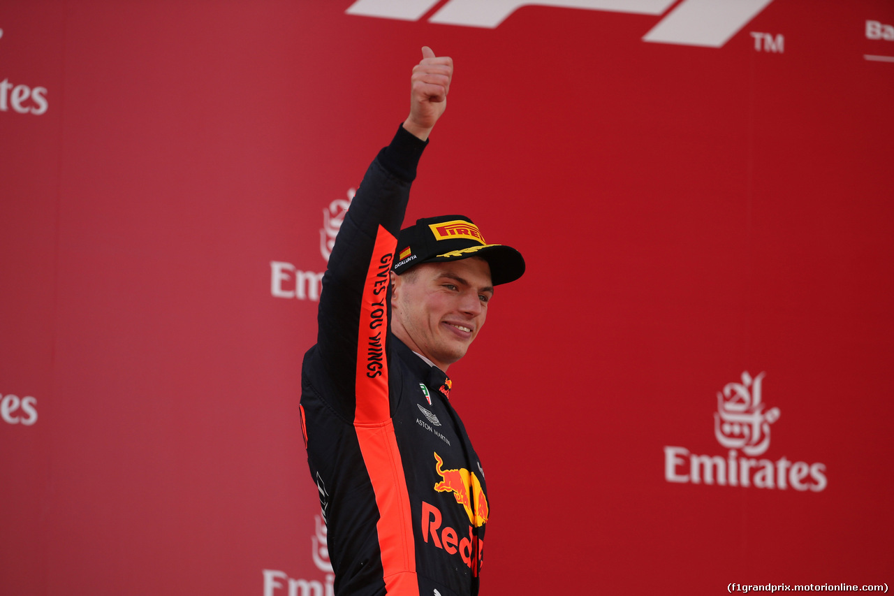 GP SPAGNA, 13.05.2018 - Gara, 3rd place Max Verstappen (NED) Red Bull Racing RB14