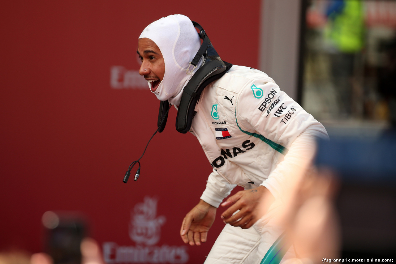 GP SPAGNA, 13.05.2018 - Gara, Lewis Hamilton (GBR) Mercedes AMG F1 W09 vincitore