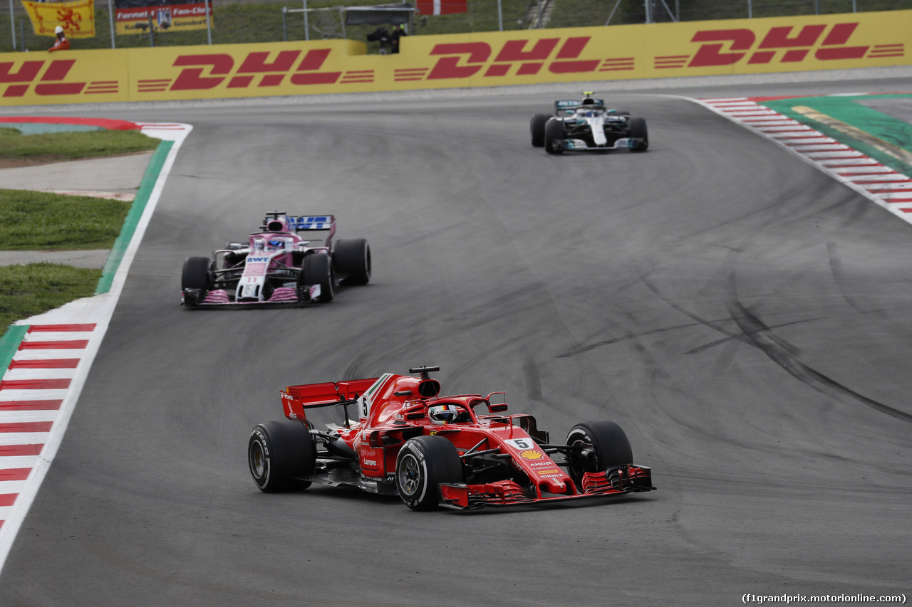 GP SPAGNA, 13.05.2018 - Gara, Sebastian Vettel (GER) Ferrari SF71H